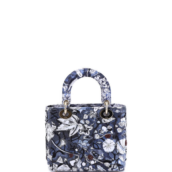 Christian Dior My ABCDior Lady Dior Bag Embroidered Printed Leather - Picture 3 of 7